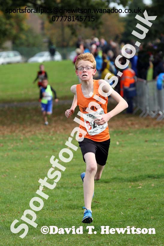 Boys under-13s Northern Cross Country Relays, Graves Park, Sheffield. Photo: David T. Hewitson/Sports for All Pics
